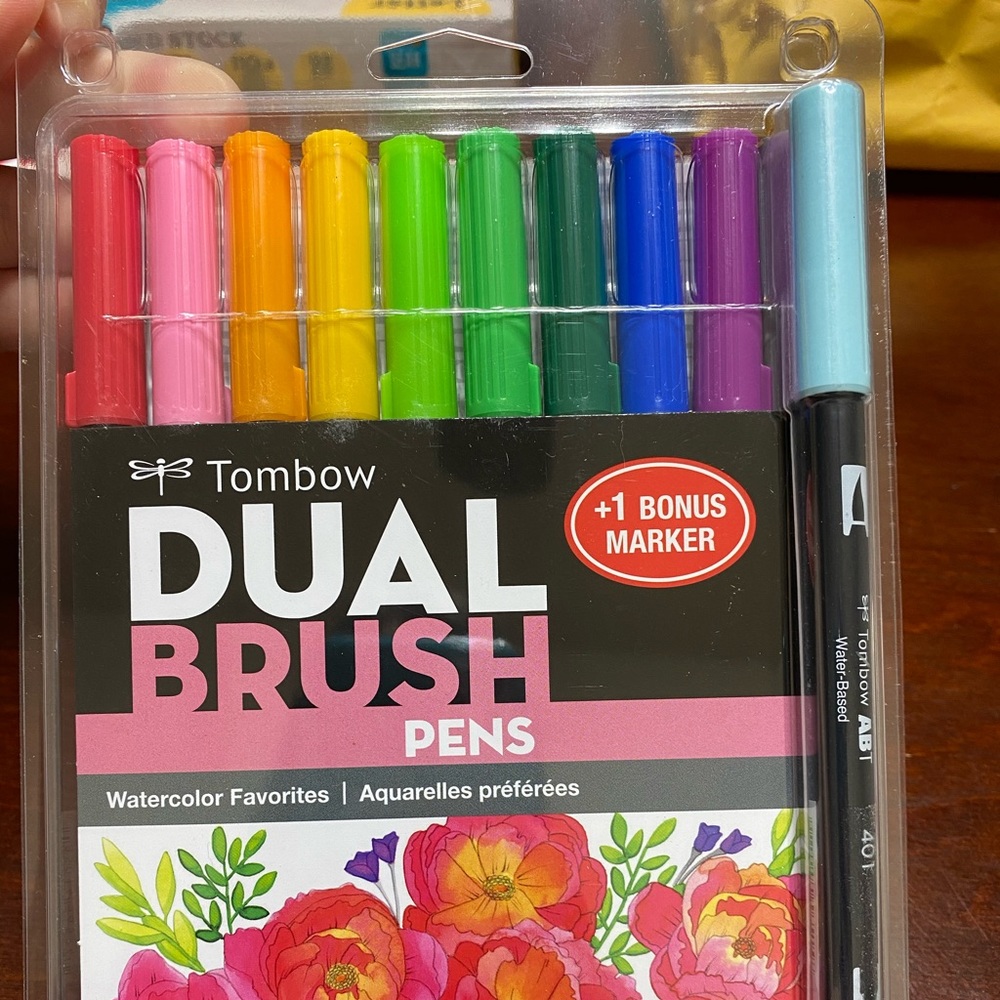 tombow dual brush pens